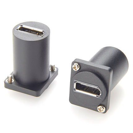 D-Type Displayport Panel Mount Adapter