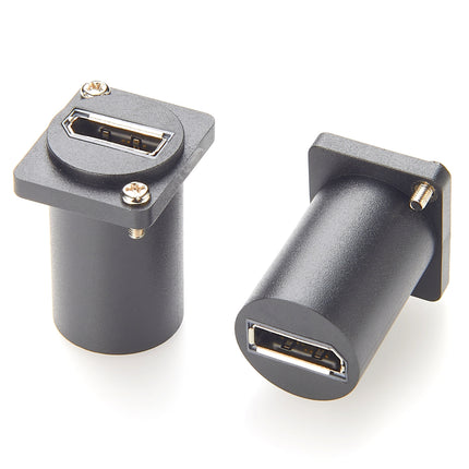 D-Type Displayport Panel Mount Adapter