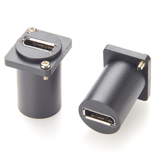 D-Type Displayport Panel Mount Adapter