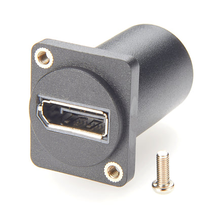 D-Type Displayport Panel Mount Adapter