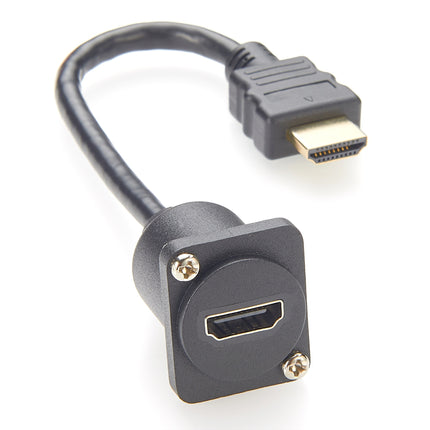 HDMI D Series Chassis Panel Mount Cable