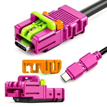 Hirose AU1 Series USB3.1 Type-C Connector Cable