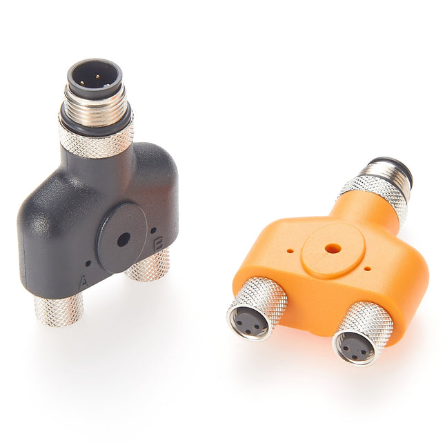 M12 to M8 Y Splitter Connector