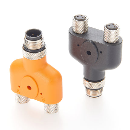M12 to M8 Y Splitter Connector