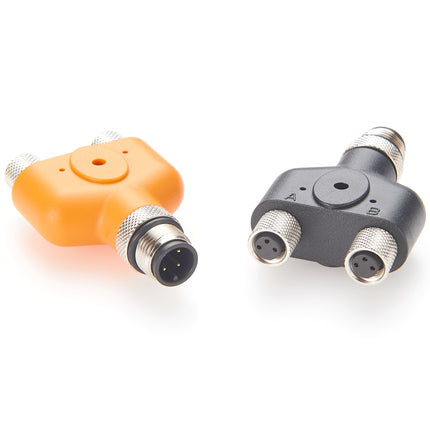 M12 to M8 Y Splitter Connector