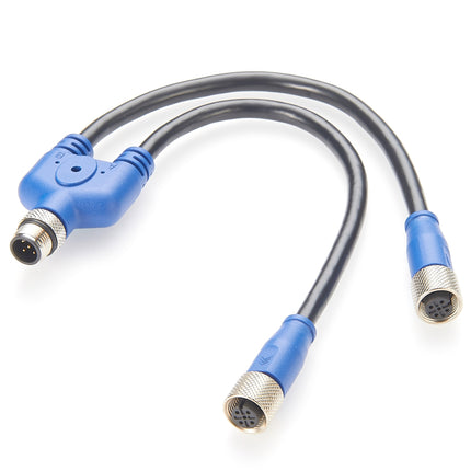 M12 Y Splitter Cable A-Code 5 Pin