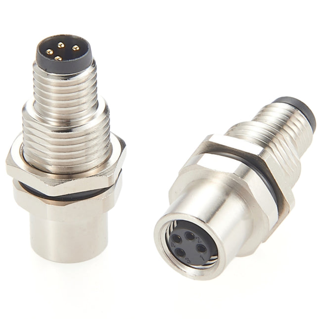 M8 Bulkhead Connector 4 Pin