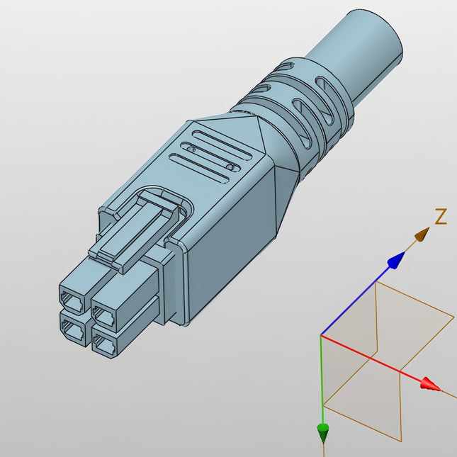 Molex Mega-Fit Power and Signal Cable Assembly 4 Circuits