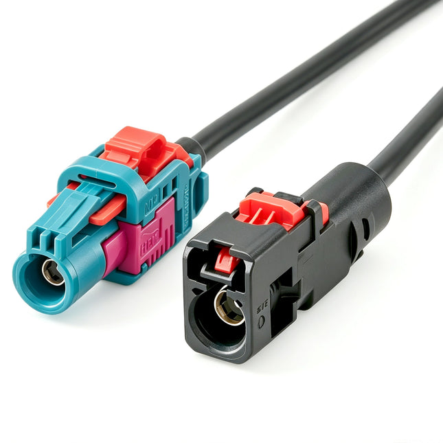 Mini FAKRA to FAKRA RF Coaxial Cable AMK17A-1M4Z5-Z 2452767-1