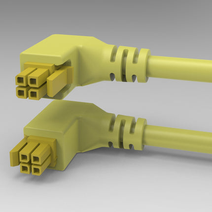 90 Degree Up Angled Micro-Fit 3.0 Cable 4 Circuits