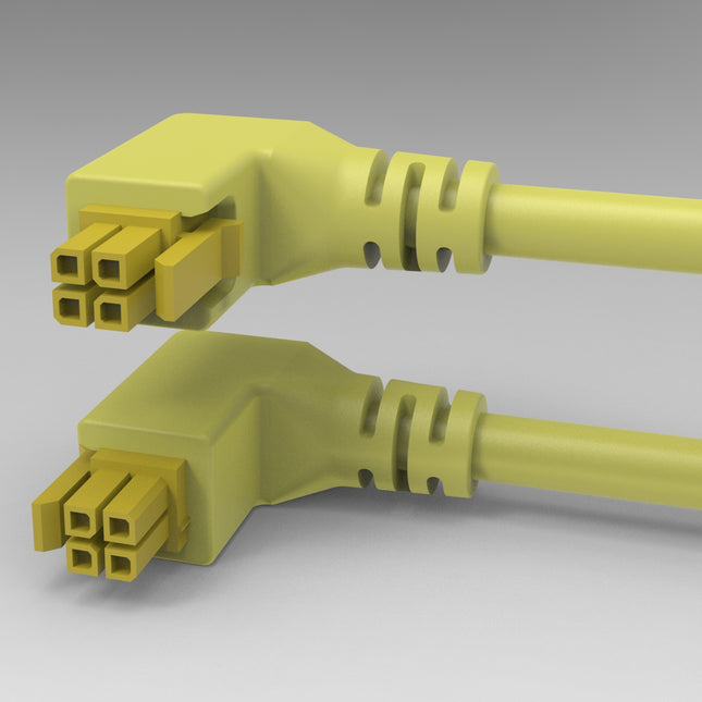 90 Degree Up Angled Micro-Fit 3.0 Cable 4 Circuits