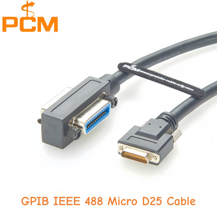 25-pin Micro-D to GPIB Cable GPIB IEEE 488 Micro D25 Cable Micro Dsub GPIB Cable Compatible Keysight PX0110A, PX0114A, Y1260A
