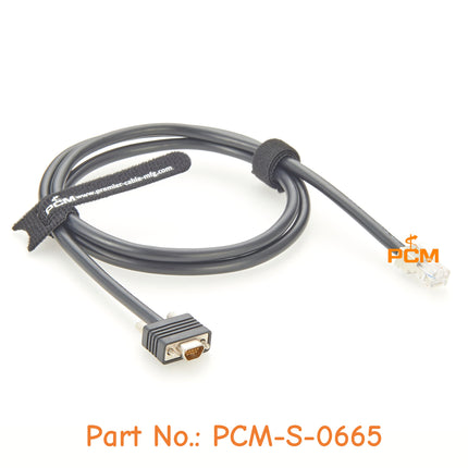 Micro DB9 to RJ12 SPS Serial Cable for SPS-SPE/DPE Communication in EMC Storage Arrays Compatible EMC 038-003-085 & 038-003-623