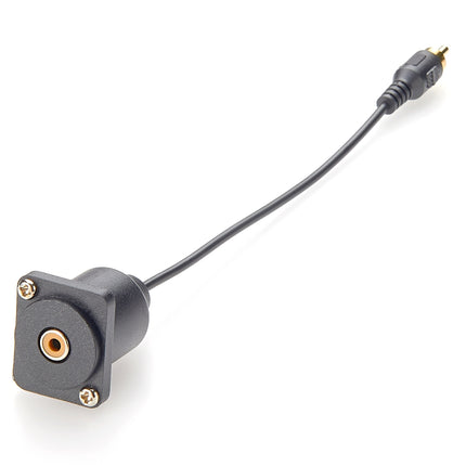 D-Type Panel Mount RCA Cable
