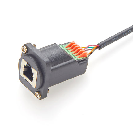 RJ12 6P6C Panel Mount Terminal Block