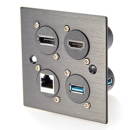 CAT6 RJ45 D-Type Panel Mount Coupler