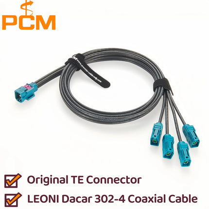 Original TE MATE-AX 2-2298724-9 to FAKRA 2-2326910-0 Automotive Cable Assembly Mini FAKRA Male to FAKRA Female RF Coaxial Cable