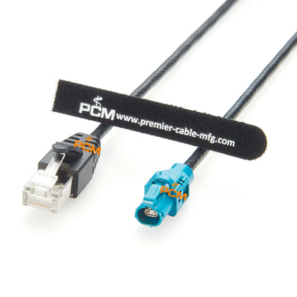H-MTD to RJ45 Automotive Ethernet Cable Rosenberger E6K10A-1BZZ5-Z H-MTD to RJ45 Extension Cable for 1000BASE-T1 Media Converter