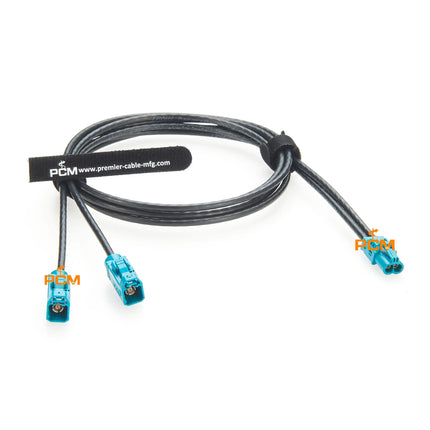 Original Rosenberger AMK12B-1M4Z5-Z 2 in 1 Dual Mini FAKRA Female to 2 FAKRA Female 59Z113-000-Z RF Coaxial Cable for Car Camera