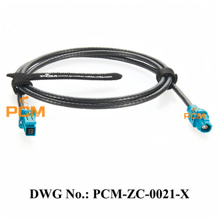 Original Rosenberger H-MTD E6K10A-1BZZ5-Z to TE MATEnet 2302510-9 Gigabit Automotive Ethernet Shielded Cable Harness Dacar 647-4