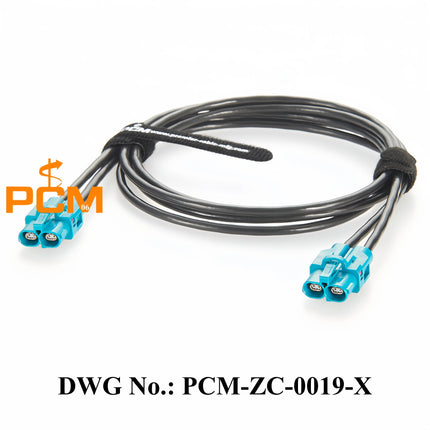 Original Rosenberger H-MTD Car Ethernet Cable E6K10B-1CAZ5-Z Double Port Z Code Female Vehicle Automotive Ethernet Cable Harness
