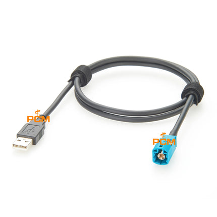 HSD to USB Cable HSD Z Male To USB 2.0 Type-A Male High-Speed Data Transfer Cable HSD LVDS Cable for Mercedes Benz BMW Audi VW