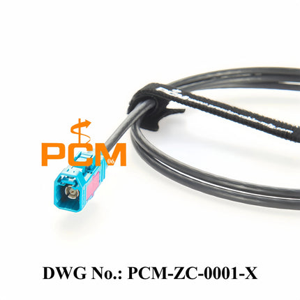 Original Rosenberger FAKRA 59Z114-000Z to 59Z113-000Z RF Coaxial Cable GMSL2 FAKRA Z Male to Female Extension Cable for Cameras
