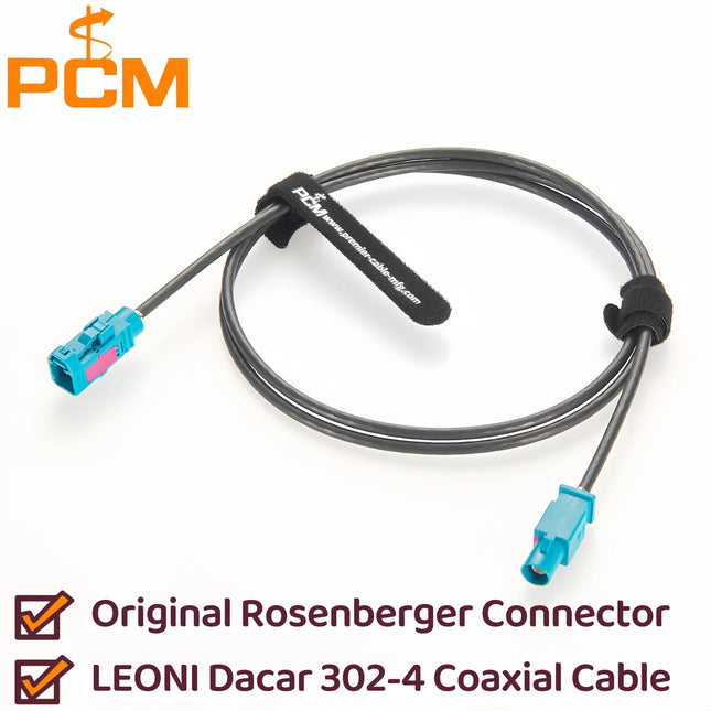 Original Rosenberger FAKRA 59Z114-000Z to 59Z113-000Z RF Coaxial Cable GMSL2 FAKRA Z Male to Female Extension Cable for Cameras