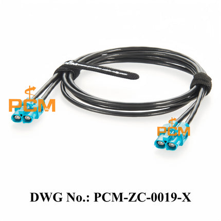 Original Rosenberger H-MTD Car Ethernet Cable E6K10B-1CAZ5-Z Double Port Z Code Female Vehicle Automotive Ethernet Cable Harness