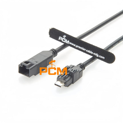 USB 3.1 Type-C A Code Male to Female Extension Cable Compatible TE 2398010-1 & 2398011-1 Amphenol USBCC231AA019AS Mini HSBridge