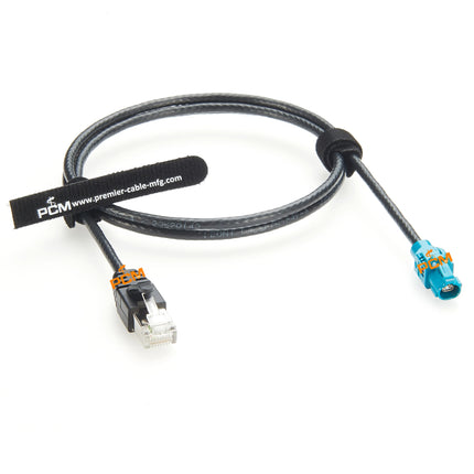 H-MTD to RJ45 Automotive Ethernet Cable Rosenberger E6K10A-1BZZ5-Z H-MTD to RJ45 Extension Cable for 1000BASE-T1 Media Converter