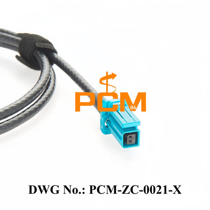 Original Rosenberger H-MTD E6K10A-1BZZ5-Z to TE MATEnet 2302510-9 Gigabit Automotive Ethernet Shielded Cable Harness Dacar 647-4