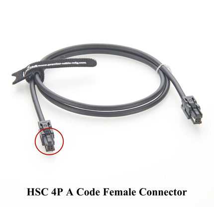 HSC to HSC Cable, HSC Automotive Wiring Harness, HSC 4P A Code Female to Female Cable for ADAS & In-Vehicle Infotainment Systems