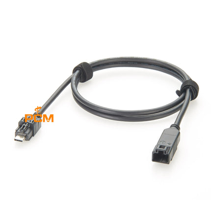 USB 3.1 Type-C A Code Male to Female Extension Cable Compatible TE 2398010-1 & 2398011-1 Amphenol USBCC231AA019AS Mini HSBridge
