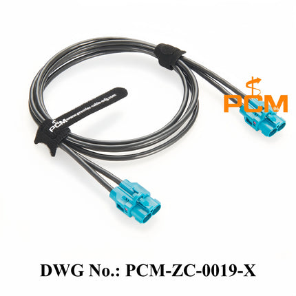 Original Rosenberger H-MTD Car Ethernet Cable E6K10B-1CAZ5-Z Double Port Z Code Female Vehicle Automotive Ethernet Cable Harness