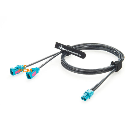 Original Rosenberger AMK12B-1M4Z5-Z 2 in 1 Dual Mini FAKRA Female to 2 FAKRA Female 59Z113-000-Z RF Coaxial Cable for Car Camera