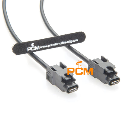 Automotive Grade HSBridge USB 3.1 Type C A Code Male to Male Cable Compatible Amphenol CAA00USBC001150 HSBridge Cable Assemblies