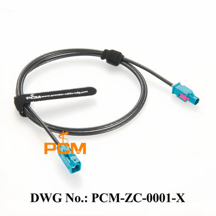 Original Rosenberger FAKRA 59Z114-000Z to 59Z113-000Z RF Coaxial Cable GMSL2 FAKRA Z Male to Female Extension Cable for Cameras