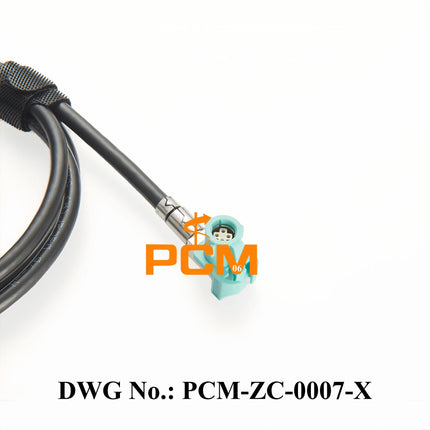 Original Rosenberger HSD 4P Z Female Straight D4K10A-1D5A5-Z to Amphenol HSD 4P O Female Right Angle 3HSD-UORJ-C44W0 LVDS Cable