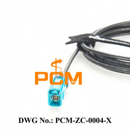 Original Rosenberger IP67 Waterproof FAKRA RF Coaxial Cable FAKRA Z Male to Female Extension Cable 59Z176-C01-Z to 59Z163-003-Z