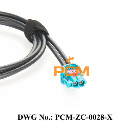 Original Rosenberger Mini FAKRA 2-In-1 AMK16C-1M4Z5-Z to FAKRA 59Z114-000-Z RF Coaxial Extension Cable Mini FAKRA to FAKRA Cable