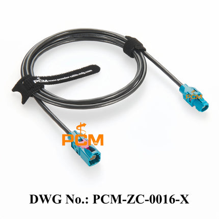 Original Rosenberger H-MTD E6S10A-1CAZ5-Z to E6K10A-1CAZ5-Z Automotive Ethernet Cable Harness H-MTD Male Female Extension Cable