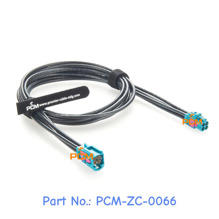 HFM Mini FAKRA Coaxial Cable 4 in 1 Mini FAKRA Male to Female Extension Cable Original Rosenberger AMS11D-1M4Z5-Z AMK12D-1M4Z5-Z
