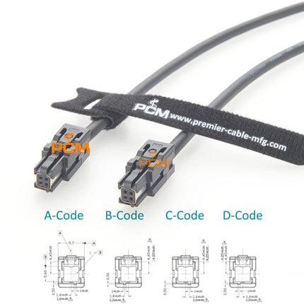 HSC to HSC Cable, HSC Automotive Wiring Harness, HSC 4P A Code Female to Female Cable for ADAS & In-Vehicle Infotainment Systems