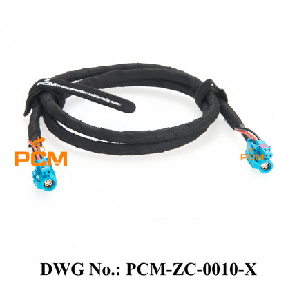 Original Amphenol 4+2P HSD Z Female to Female Dacar 535 LVDS HD Camera Cable Compatible Rosenberger HSD Connector 99K11D-1D5A5-Z