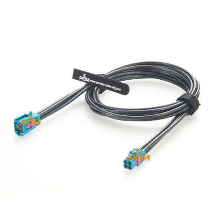 HFM Mini FAKRA Coaxial Cable 4 in 1 Mini FAKRA Male to Female Extension Cable Original Rosenberger AMS11D-1M4Z5-Z AMK12D-1M4Z5-Z