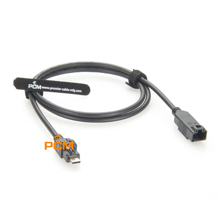 USB 3.1 Type-C A Code Male to Female Extension Cable Compatible TE 2398010-1 & 2398011-1 Amphenol USBCC231AA019AS Mini HSBridge