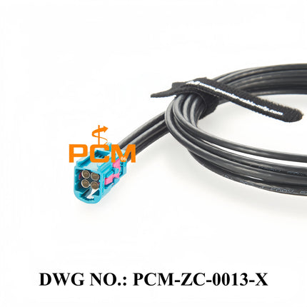 Original Rosenberger Mini FAKRA 4-In-1 Male AMS11D-1M4Z5-Z to FAKRA Female 59Z113-000-Z RF Coaxial Extension Cable Dacar 302-4