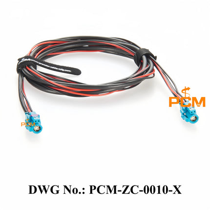 Original Amphenol 4+2P HSD Z Female to Female Dacar 535 LVDS HD Camera Cable Compatible Rosenberger HSD Connector 99K11D-1D5A5-Z