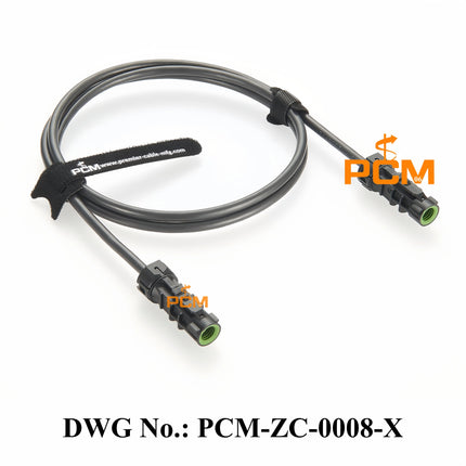 Original Rosenberger IP67 Waterproof HSD LVDS 535 Cable, A Code 4 Pin D4K14A-1D5A5-A Female to Female Automotive Cable Assembly